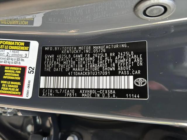 2026 Toyota Camry SE