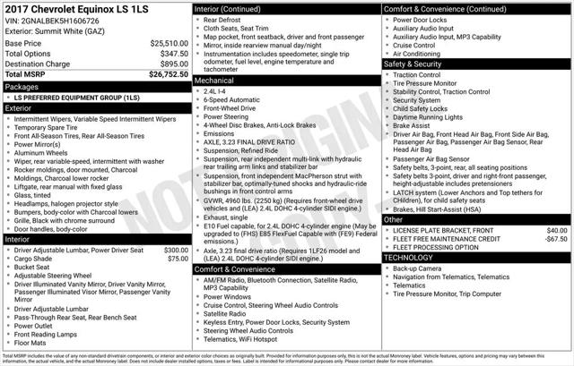 2017 Chevrolet Equinox LS