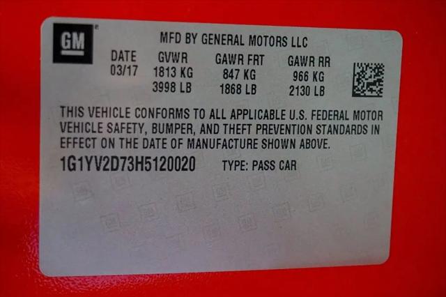 2017 Chevrolet Corvette Grand Sport 1LT
