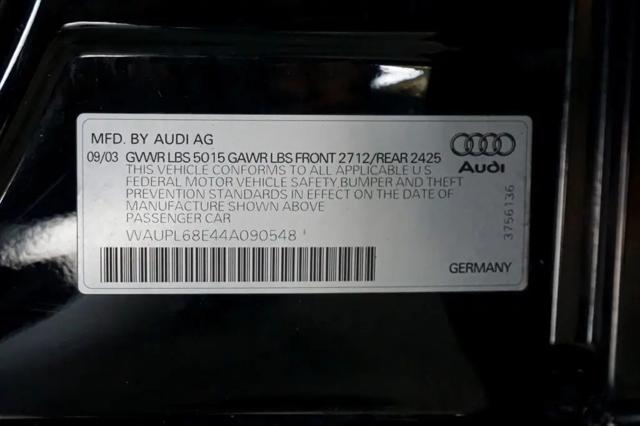 2004 Audi S4 Standard