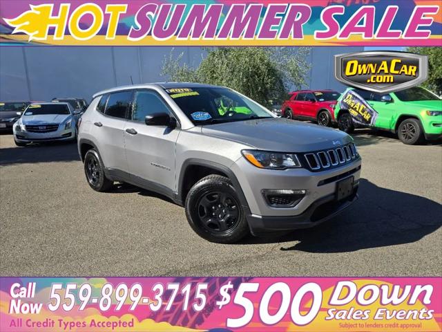 2019 Jeep Compass Sport FWD for sale in Fresno, CA