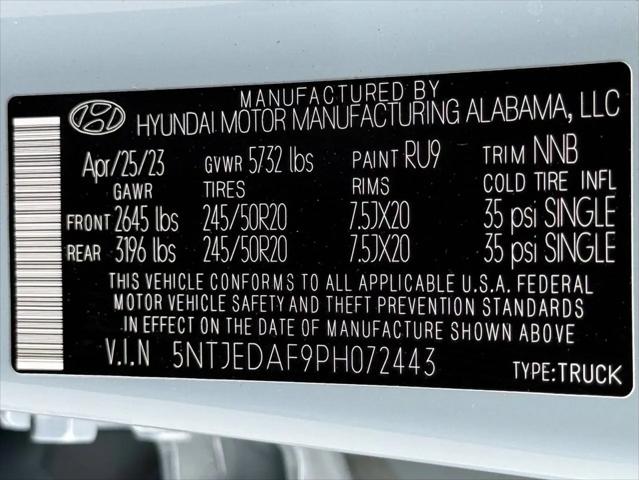2023 Hyundai Santa Cruz Limited