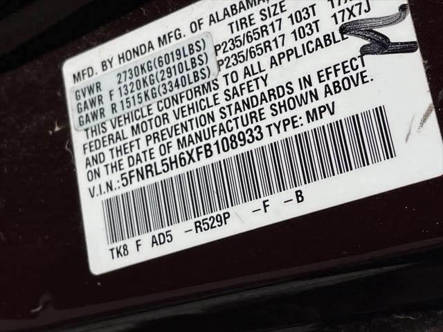 2015 Honda Odyssey EX-L