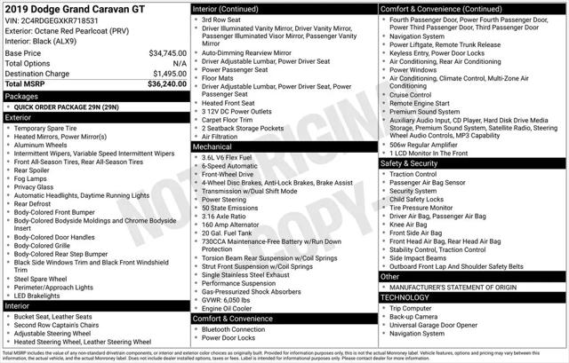 2019 Dodge Grand Caravan GT for sale in Fargo, ND