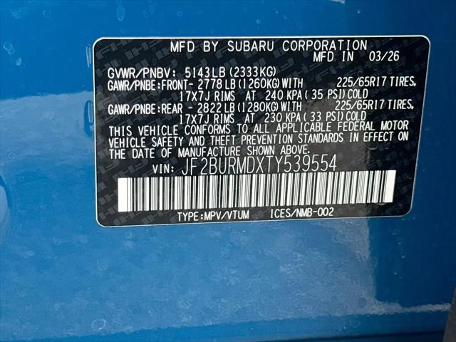 2026 Subaru Outback Wilderness