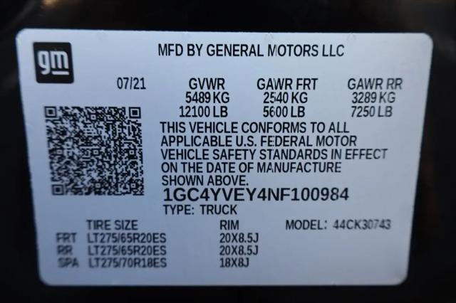 2022 Chevrolet Silverado 3500HD 4WD Crew Cab Standard Bed High Country