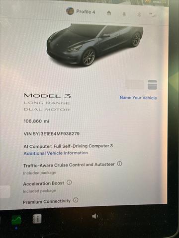 2021 Tesla Model 3 Long Range