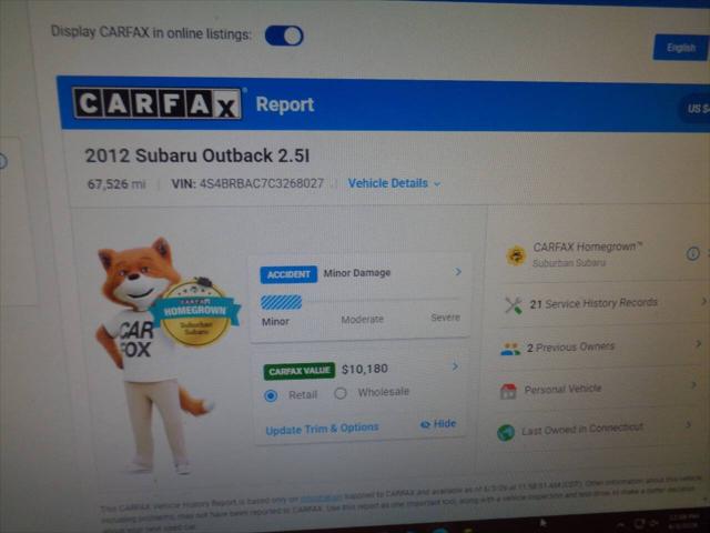 2012 Subaru Outback 2.5i