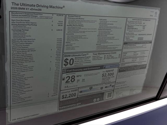 2026 BMW X1 xDrive28i