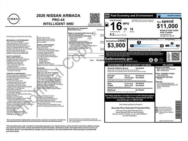 2026 Nissan Armada PRO-4X