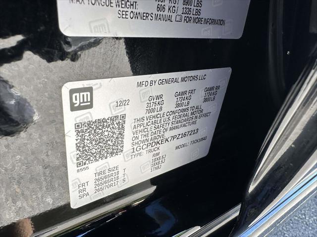 2023 Chevrolet Silverado 1500 4WD Crew Cab Short Bed LT with 2FL