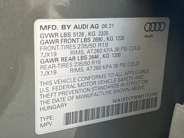 2021 Audi Q3 Premium Plus 45 TFSI S line quattro Tiptronic