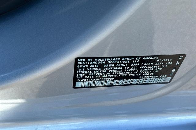 2017 Volkswagen Passat 1.8T SE