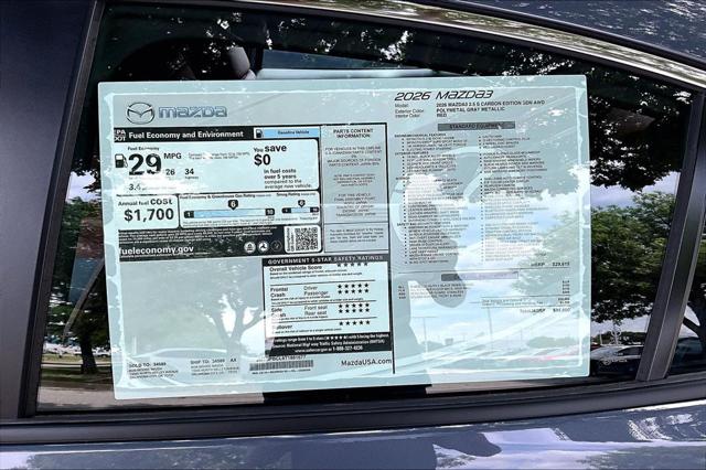 2026 Mazda Mazda3 2.5 S Carbon Edition