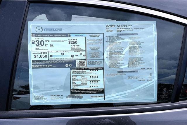 2026 Mazda Mazda3 2.5 S Select Sport