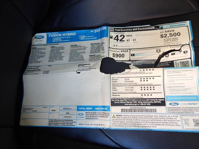 2019 Ford Fusion Hybrid Titanium