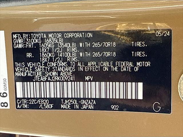 2024 Toyota Land Cruiser 4WD (Natl)