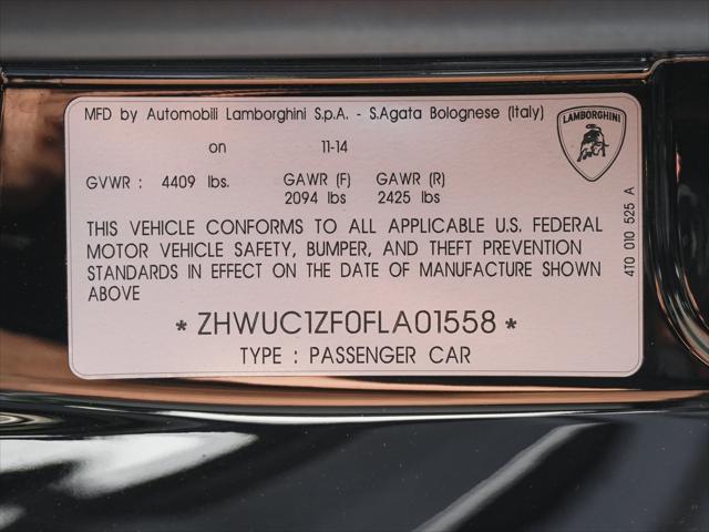 2015 Lamborghini Huracan LP610-4