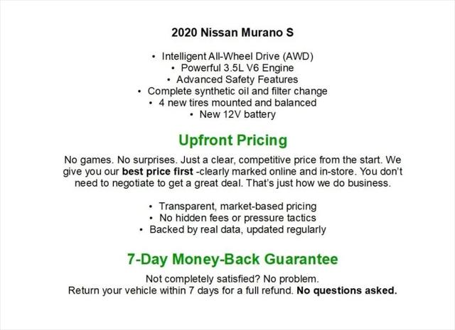 2020 Nissan Murano S Intelligent AWD for sale in Green Bay, WI
