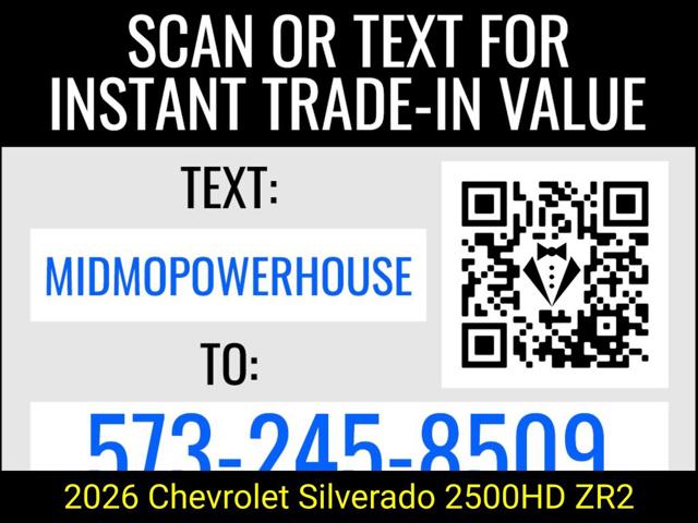 2026 Chevrolet Silverado 2500HD Crew Cab, Standard Bed, XR2, 4WD