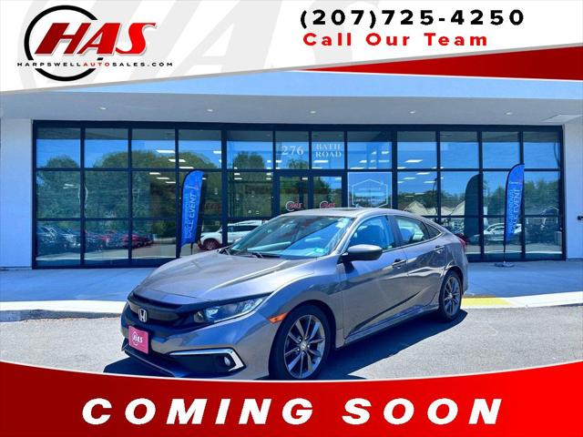 2021 Honda Civic EX for sale in Brunswick, ME