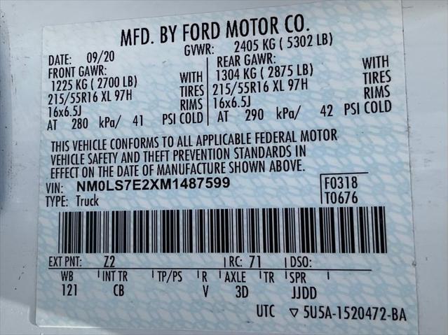2021 Ford Transit Connect XL Cargo Van