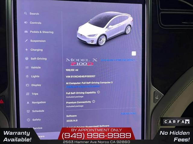 2018 Tesla Model X P100D
