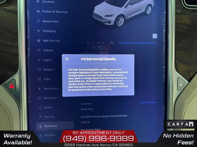 2018 Tesla Model X P100D
