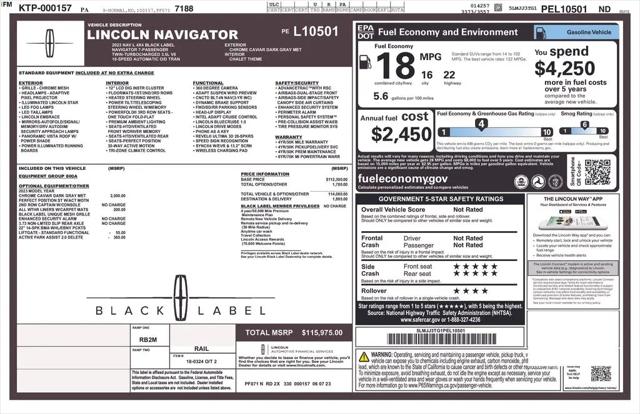 2023 Lincoln Navigator Black Label L