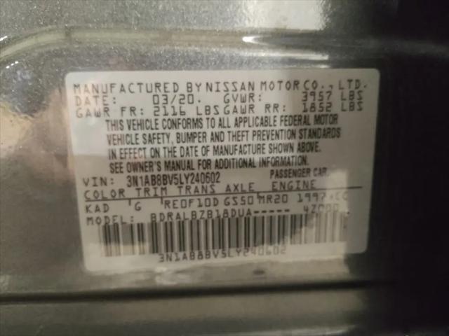 2020 Nissan Sentra S Xtronic CVT