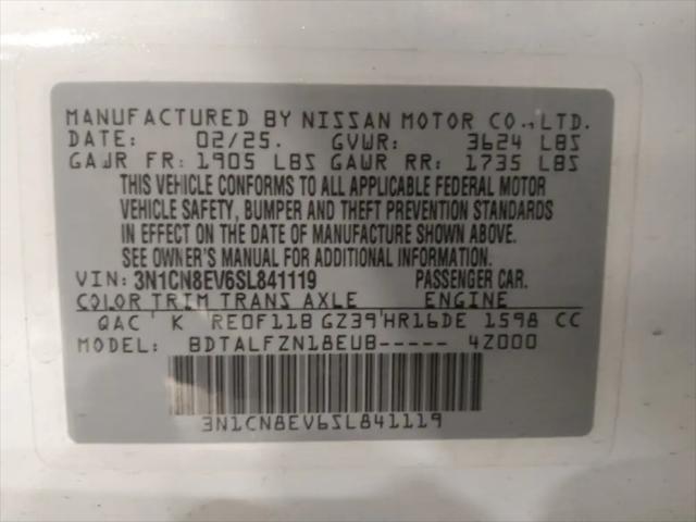 2025 Nissan Versa 1.6 SV