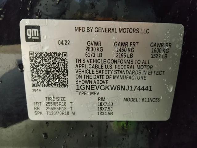 2022 Chevrolet Traverse AWD LT Cloth