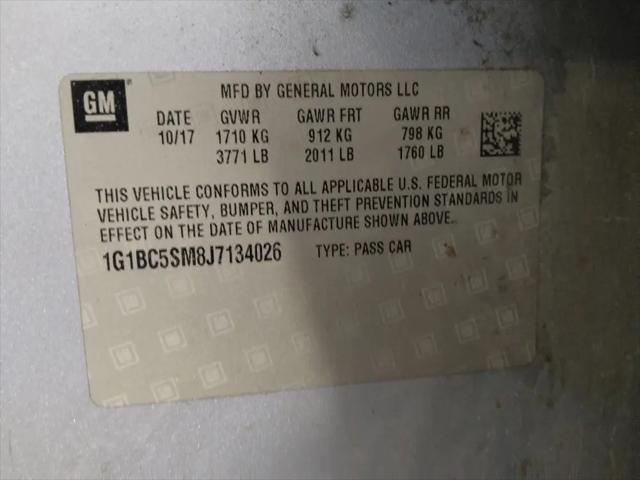 2018 Chevrolet Cruze LS Auto