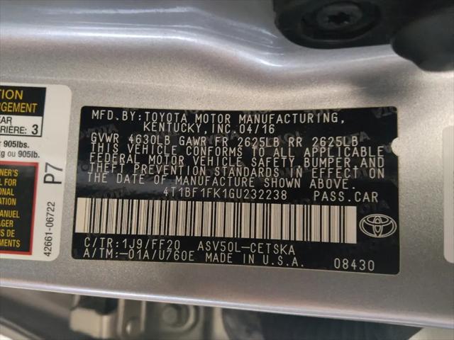 2016 Toyota Camry SE