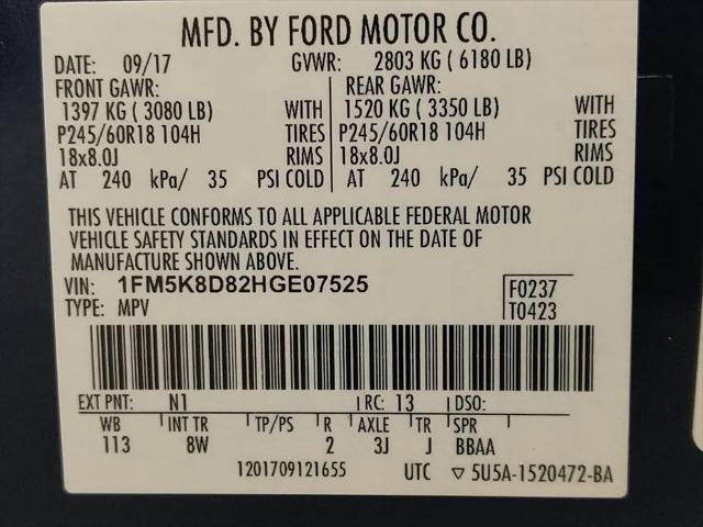 2017 Ford Explorer XLT