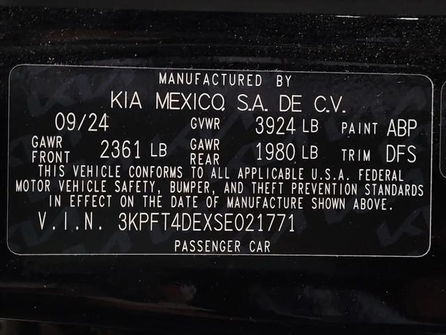 2025 Kia K4 LXS
