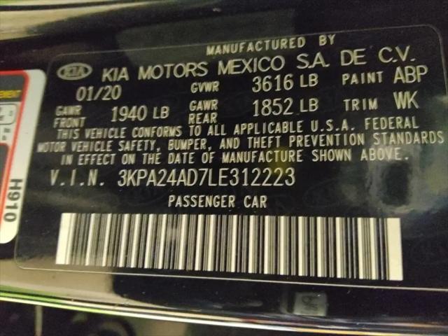 2020 Kia Rio S