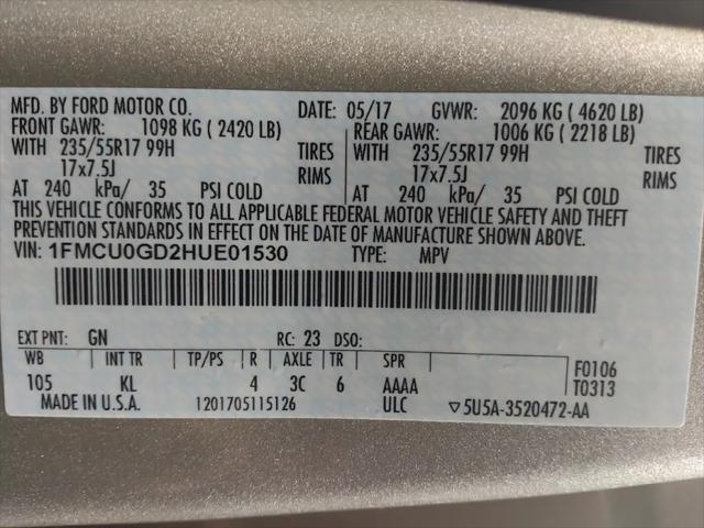 2017 Ford Escape SE