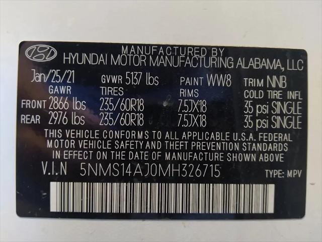 2021 Hyundai Santa Fe SE