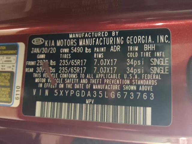 2020 Kia Sorento 2.4L LX