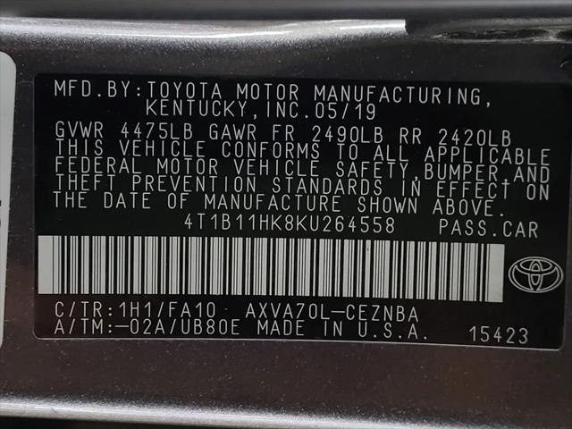 2019 Toyota Camry LE
