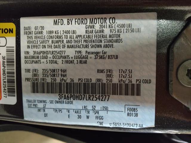 2020 Ford Fusion SE