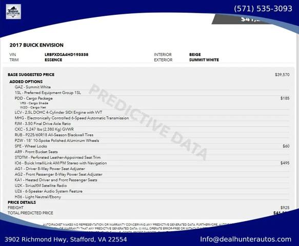 2017 Buick Envision Essence for sale in Stafford, VA