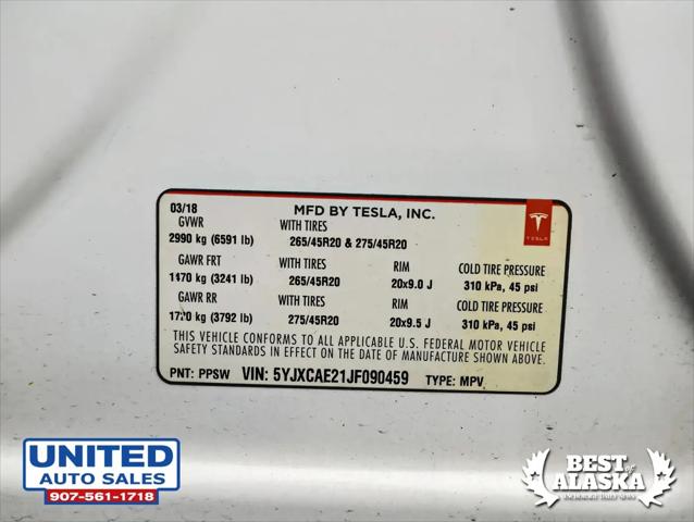 2018 Tesla Model X 75D