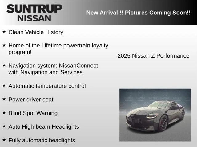 2025 Nissan Z Performance Manual Transmission