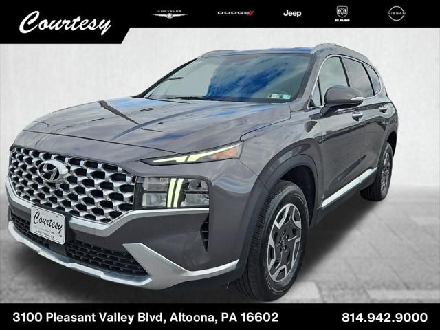 2021 Hyundai Santa Fe Hybrid Blue