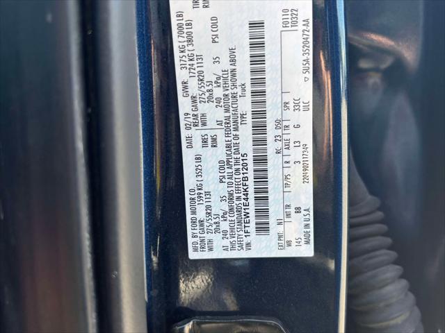 2019 Ford F-150 Platinum