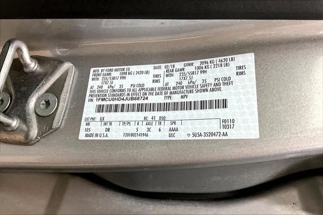 2018 Ford Escape SEL