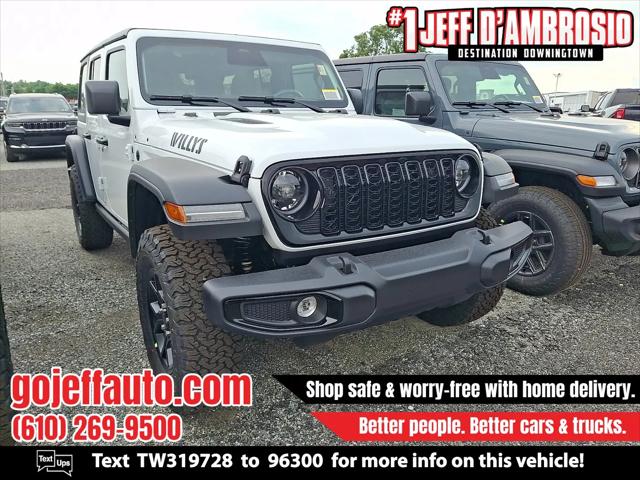 2026 Jeep Wrangler 4-Door Willys 4x4 for sale in Downingtown, PA