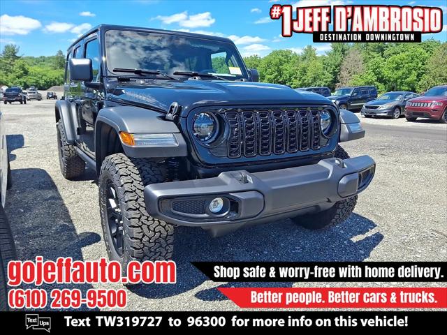 2026 Jeep Wrangler 4-Door Willys 4x4 for sale in Downingtown, PA